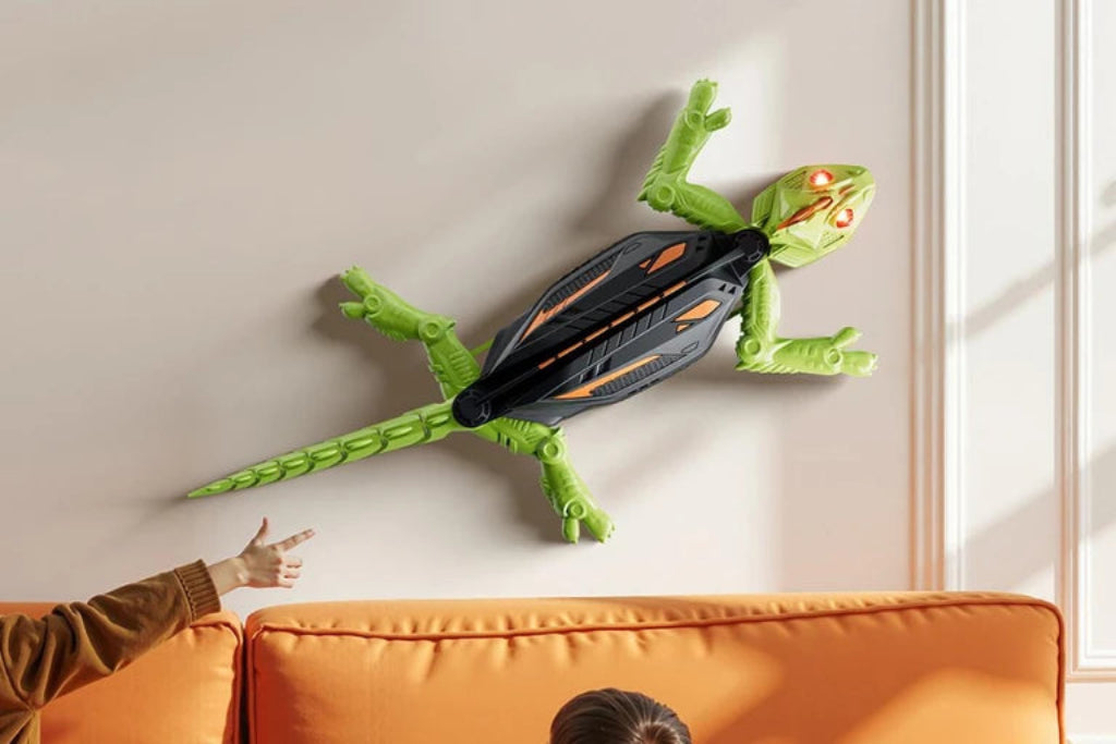 🦎 „Mega Wspinacz Jaszczurka – Sterowana Ścienna Jaszczurka z LED-oczami” 👀