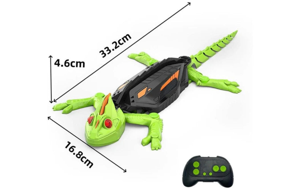 🦎 „Mega Wspinacz Jaszczurka – Sterowana Ścienna Jaszczurka z LED-oczami” 👀