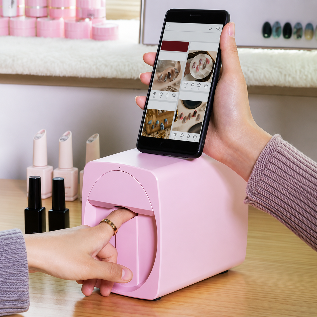 💅Inteligentna Drukarka do Paznokci z Aplikacją Mobilną 📱