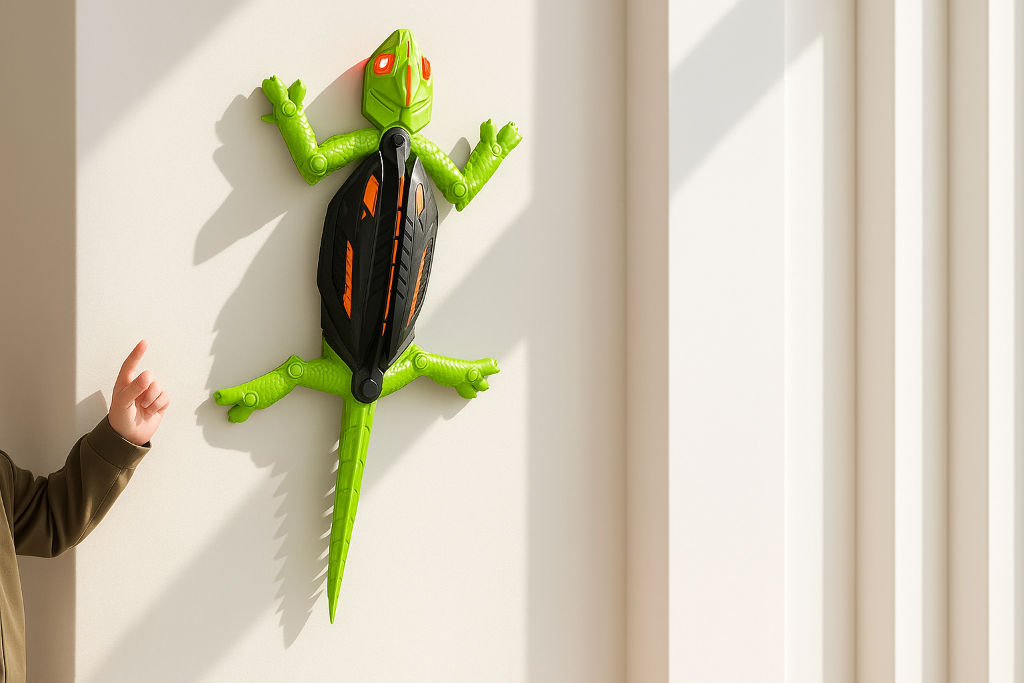 🦎 „Mega Wspinacz Jaszczurka – Sterowana Ścienna Jaszczurka z LED-oczami” 👀