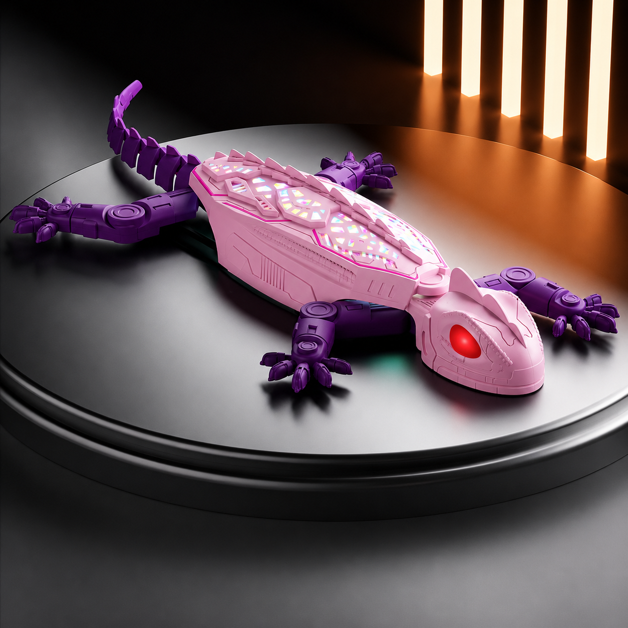 🦎 Mega Wspinacz Jaszczurka – Sterowana Ścienna Jaszczurka z LED-oczami 👀