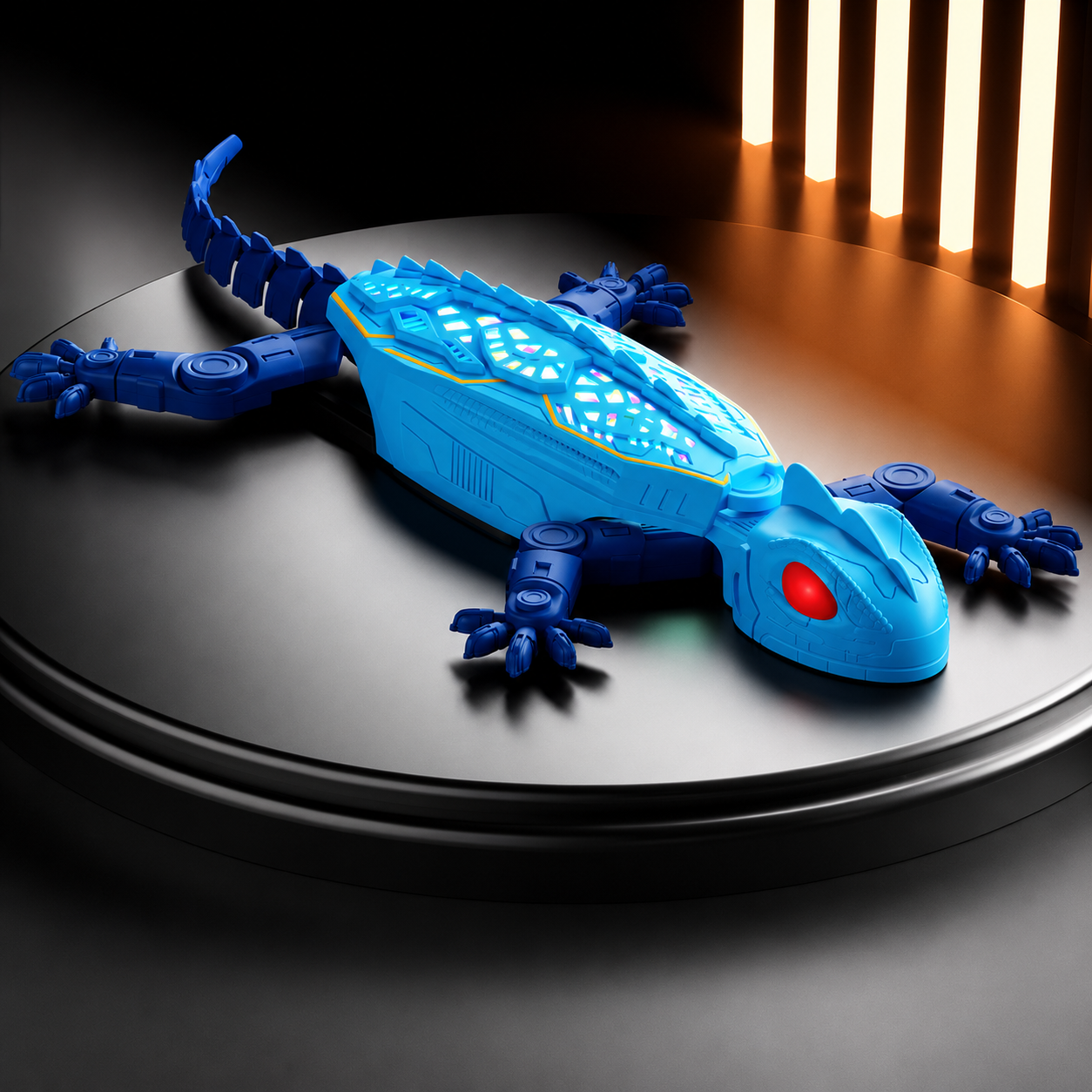 🦎 Mega Wspinacz Jaszczurka – Sterowana Ścienna Jaszczurka z LED-oczami 👀